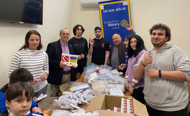 Rotary İş Birliğiyle İnsani Yardım